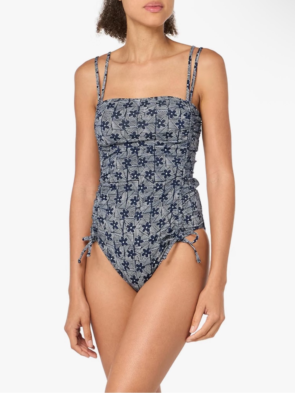 NWT! Carve Designs Daisy Floral Strap One-Piece Swimsuit